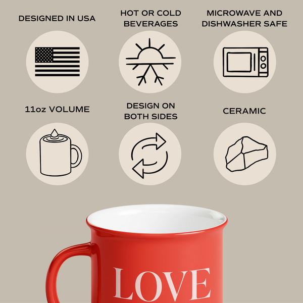 Love You 11oz Campfire Coffee Mug
