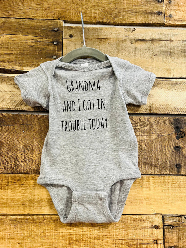 Grandma And I Got In Trouble Funny Onesie