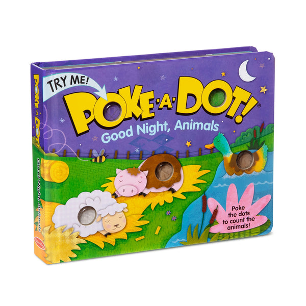 Poke A Dot Book-  Good Night, Animals