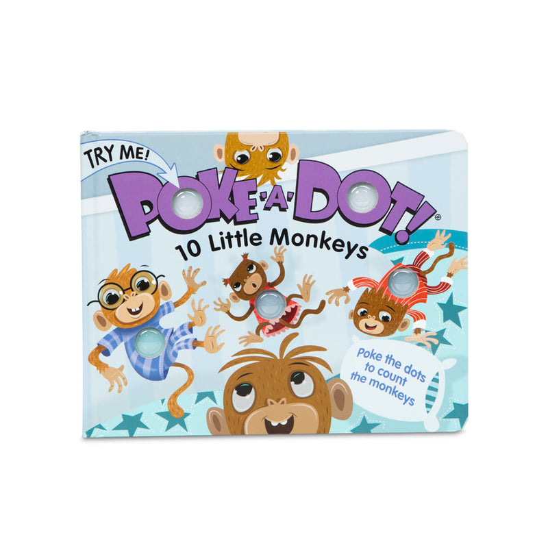 Poke A Dot Book-  10 Little Monkeys