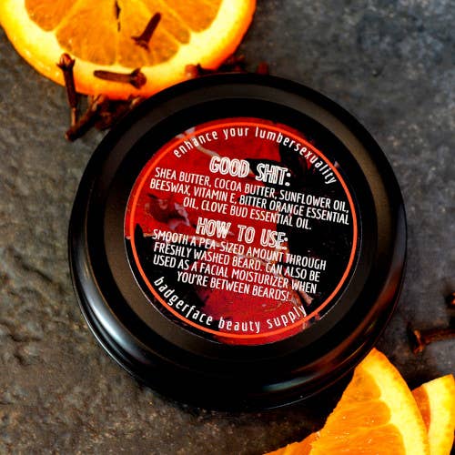 Orange Clove Beard Balm. Beard Cream. Gift Items for Men.