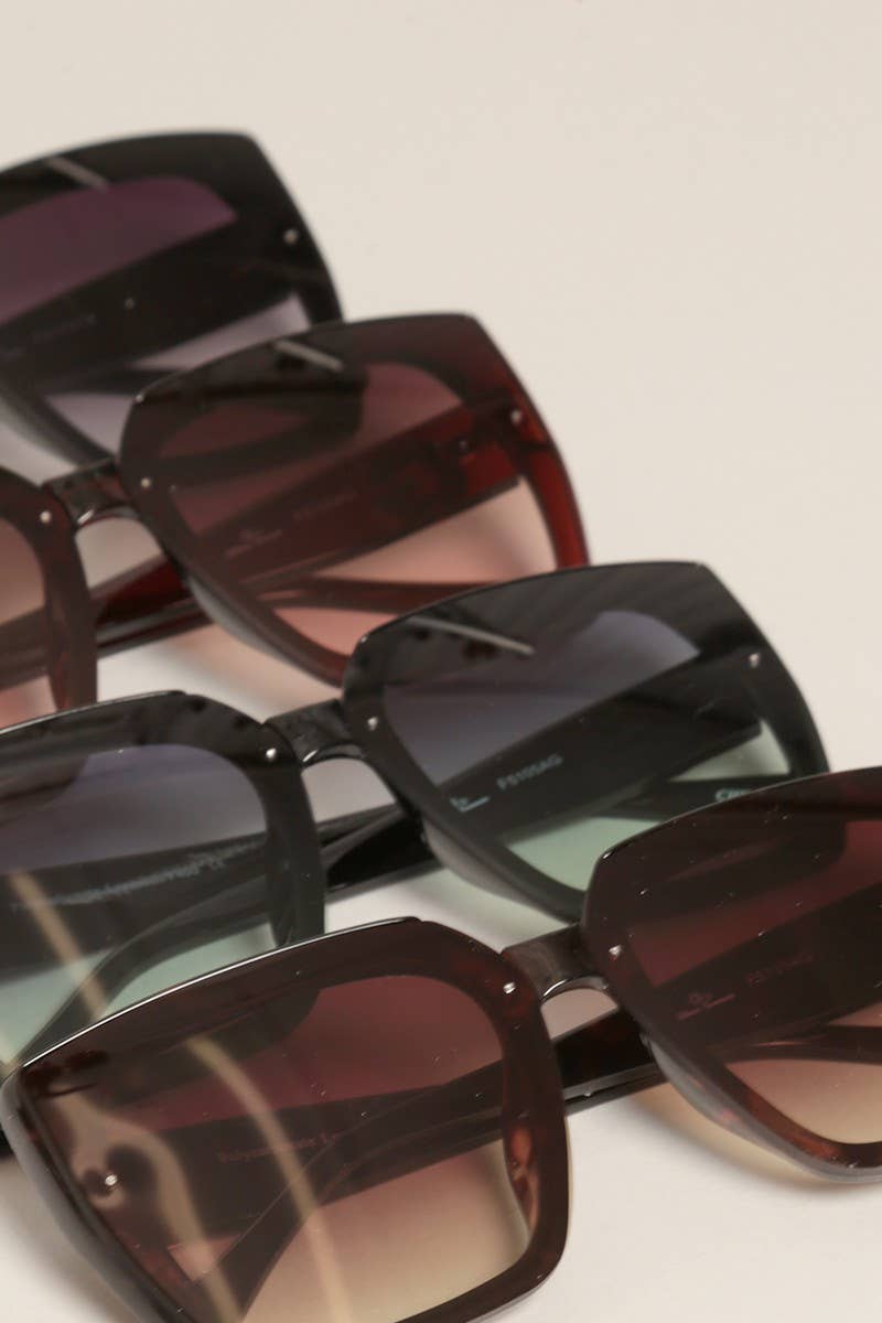 Tinted Lenses Square Sunglasses