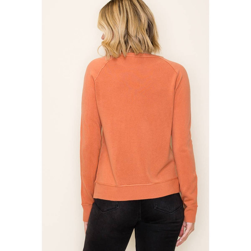 Slit Pullover Sweater