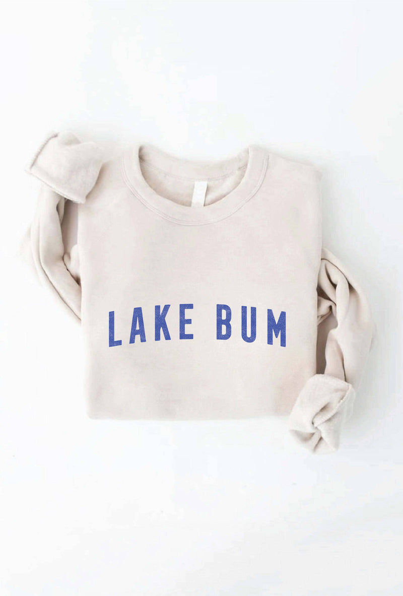 LAKE BUM Graphic Sweatshirt-Dusty Sage