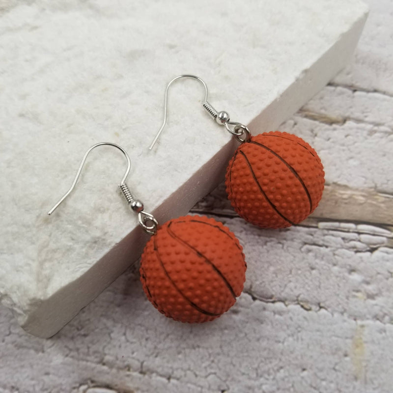 Basketball Drop Earrings