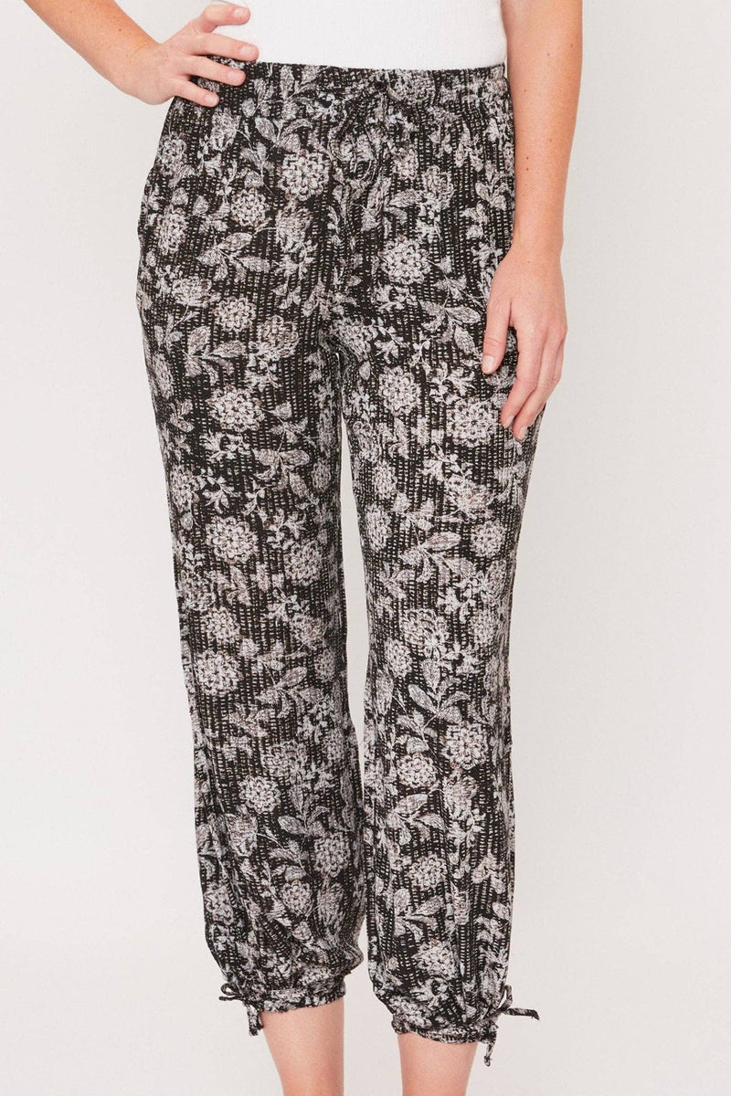 Missy Elastic Waist Drawstring Pant