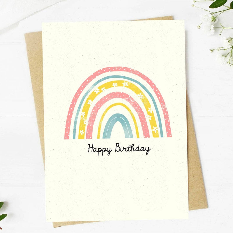 "Happy birthday"  birthday card