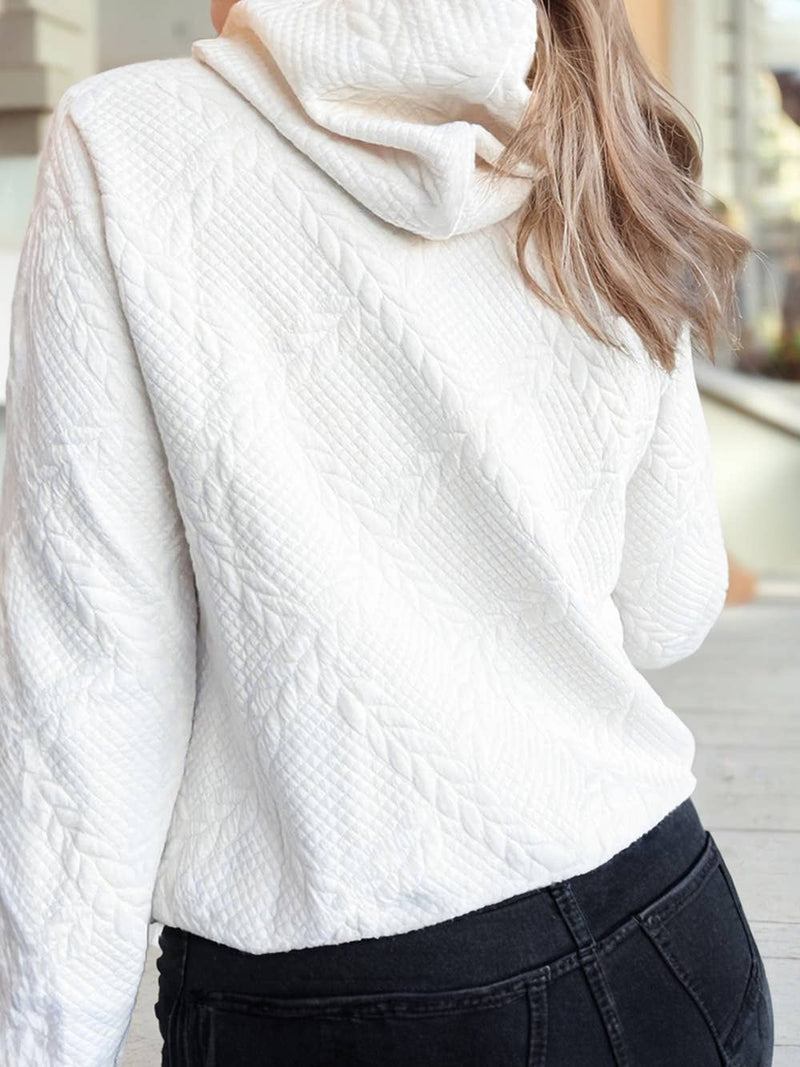 Cable Lattice Hoodie