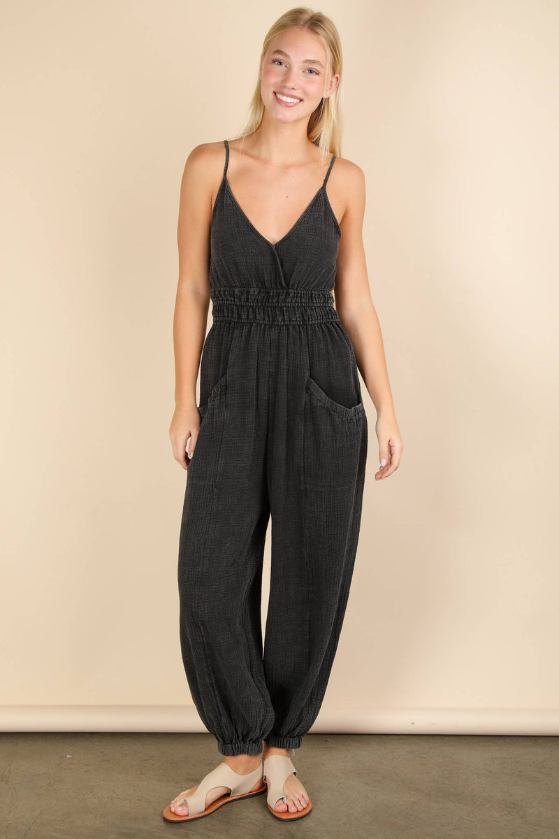 Maya Mineral Washed Jumpsuit- Multiple