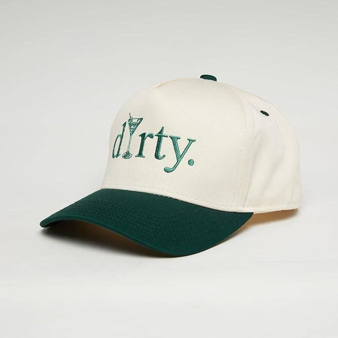 Dirty Martini Trucker Hat- Green/Beige
