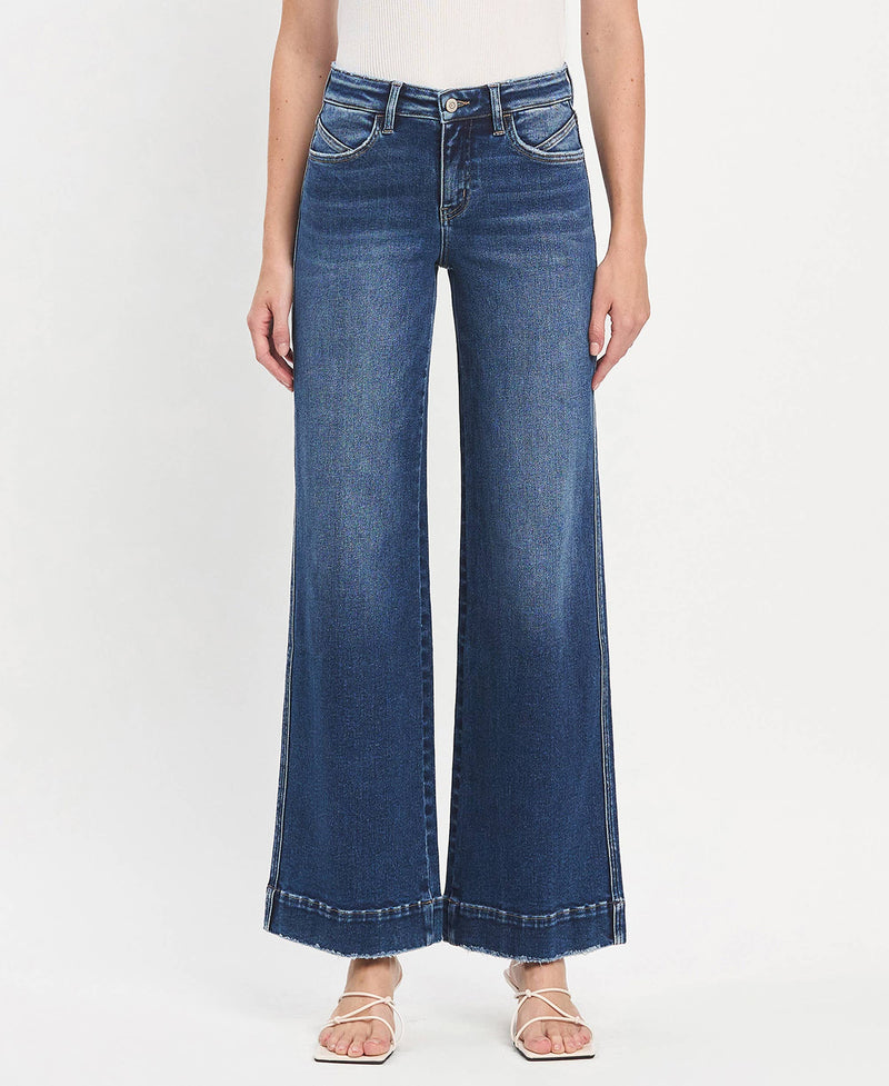 Bethani Wide Leg Jeans by Flying Monkey