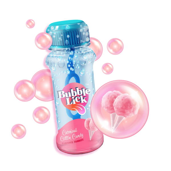 BubbleLick™ Cotton Candy Bubbles