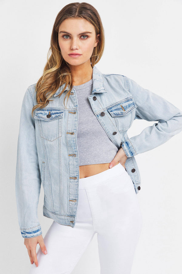 Oversized Classic Denim Jacket Super Light