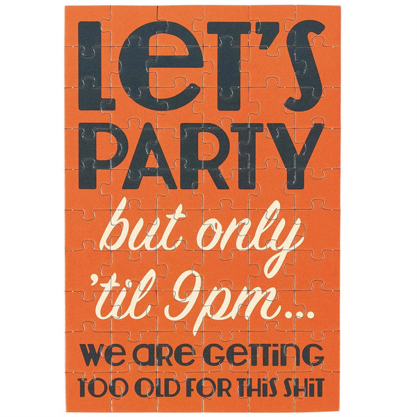 Let's Party Puzzle Card