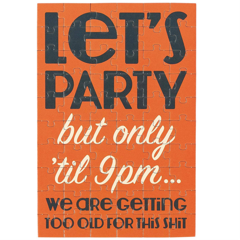 Let's Party Puzzle Card