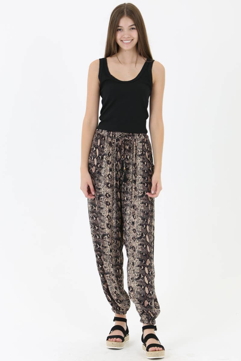 Zara Snake Joggers