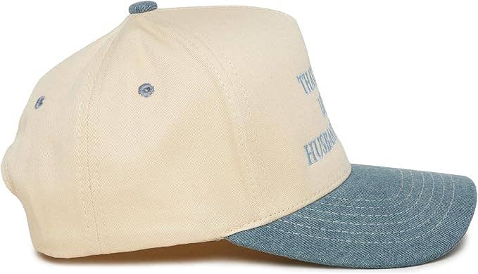 Sounds Like My Husband's Problem Denim/Beige