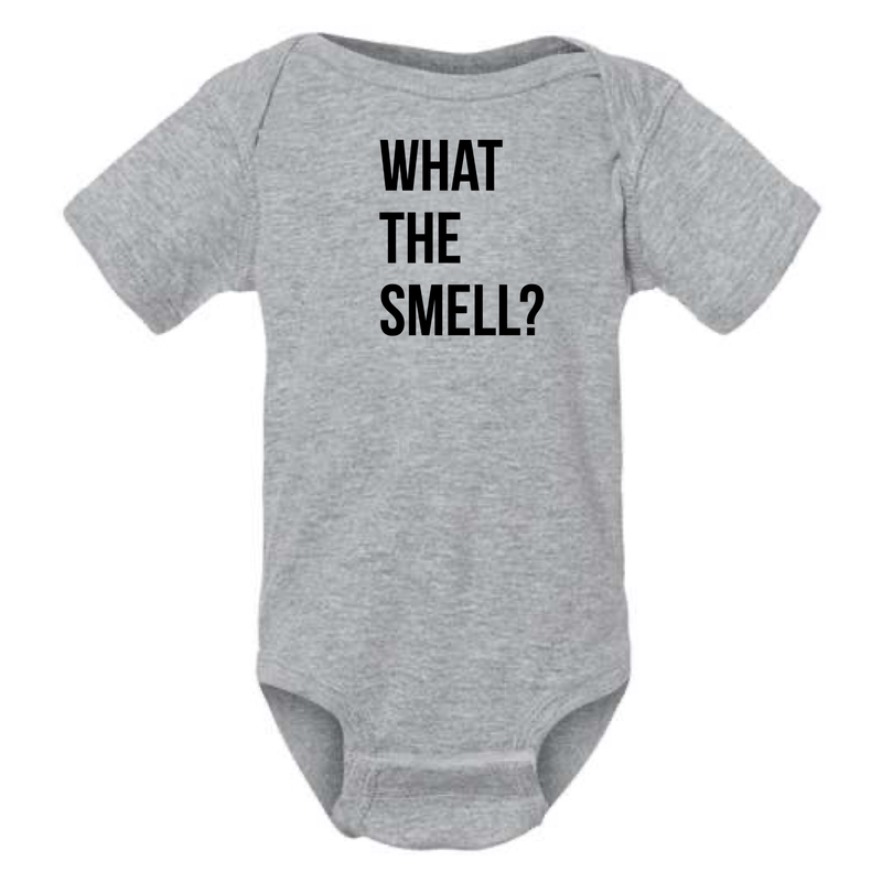 What The Smell Onesie- Black