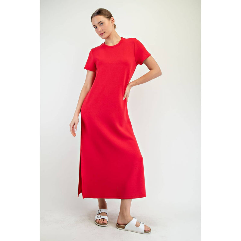 Hannah Scuba Maxi Dress