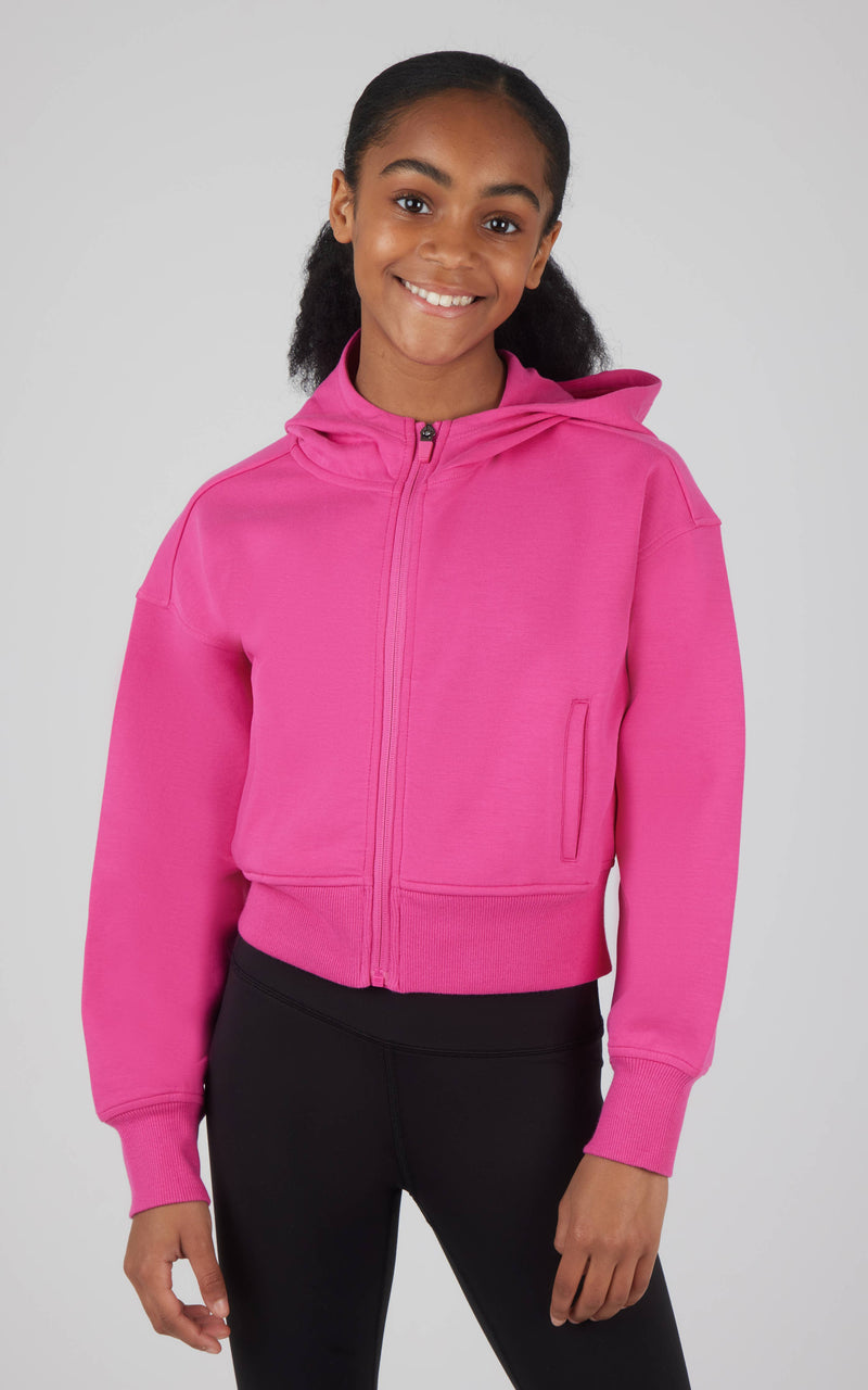 Girls Scuba Full Zip Everyday Hoodie Jacket