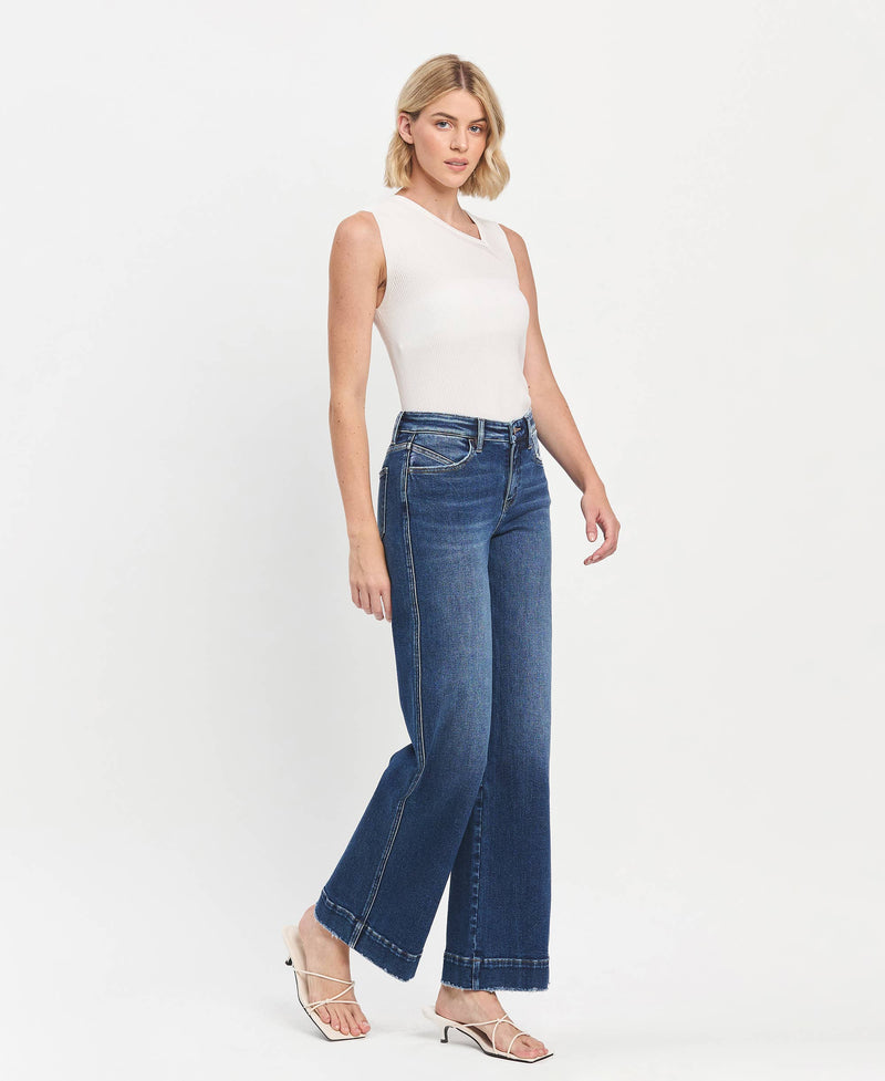 Bethani Wide Leg Jeans by Flying Monkey