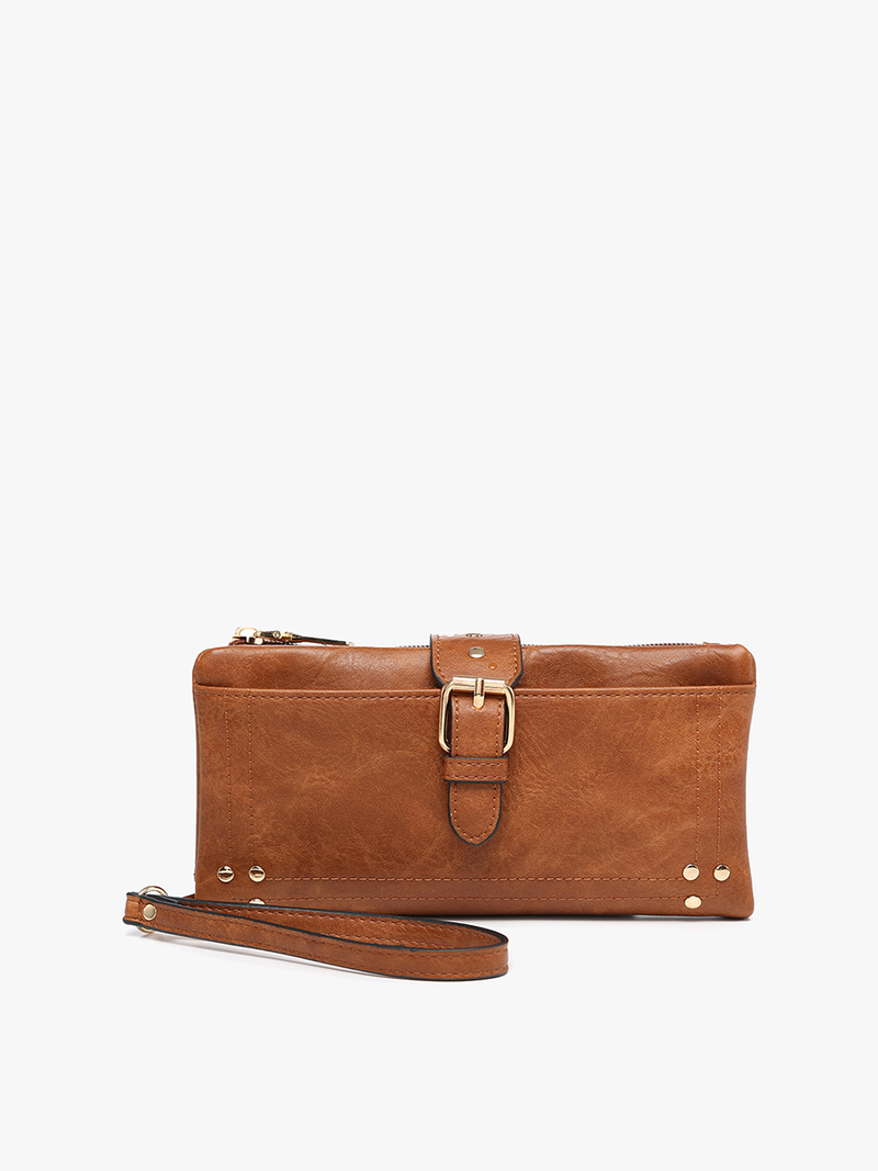 WL2230 Cadence Buckle Wallet/Clutch w/ Zip Top
