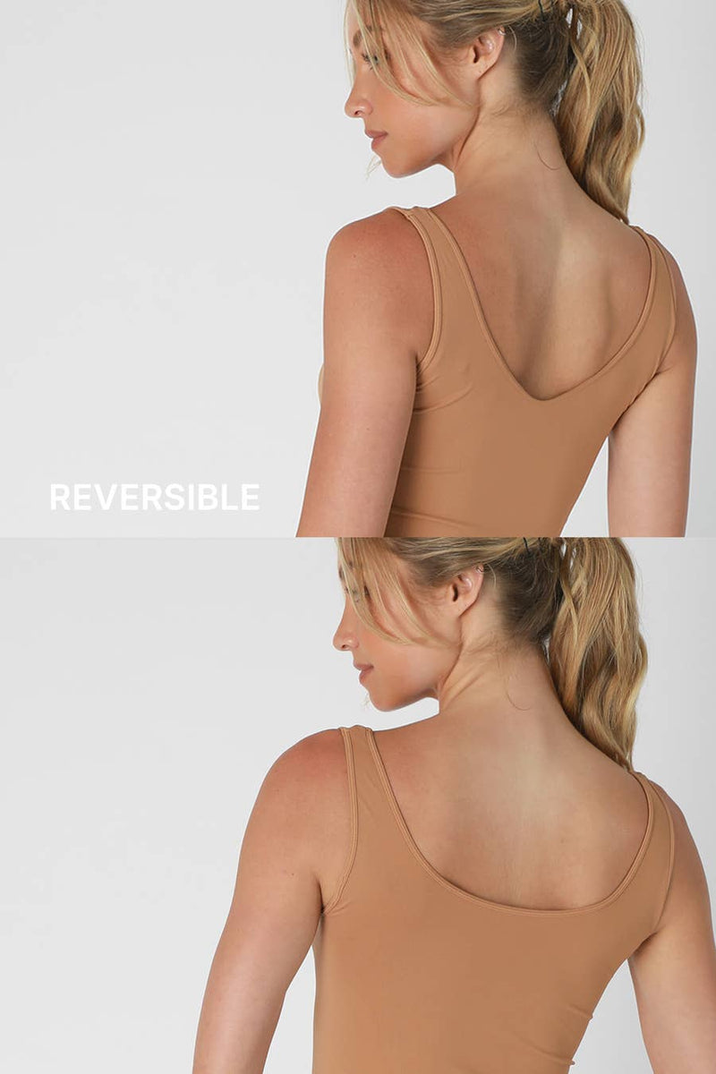 Reversible Tank Top- White