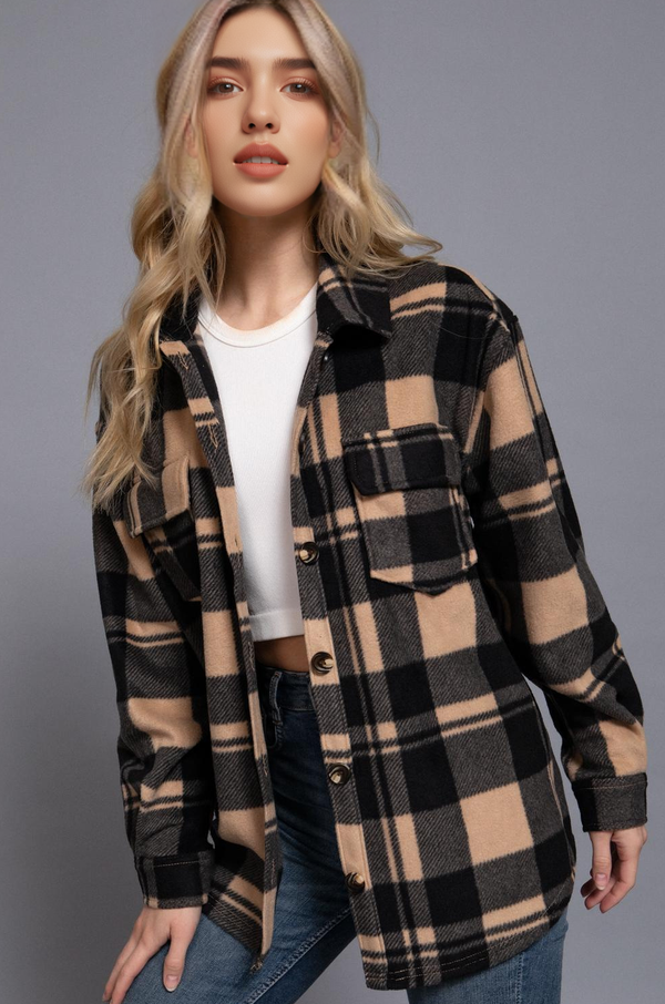 Leah Fleece Shacket