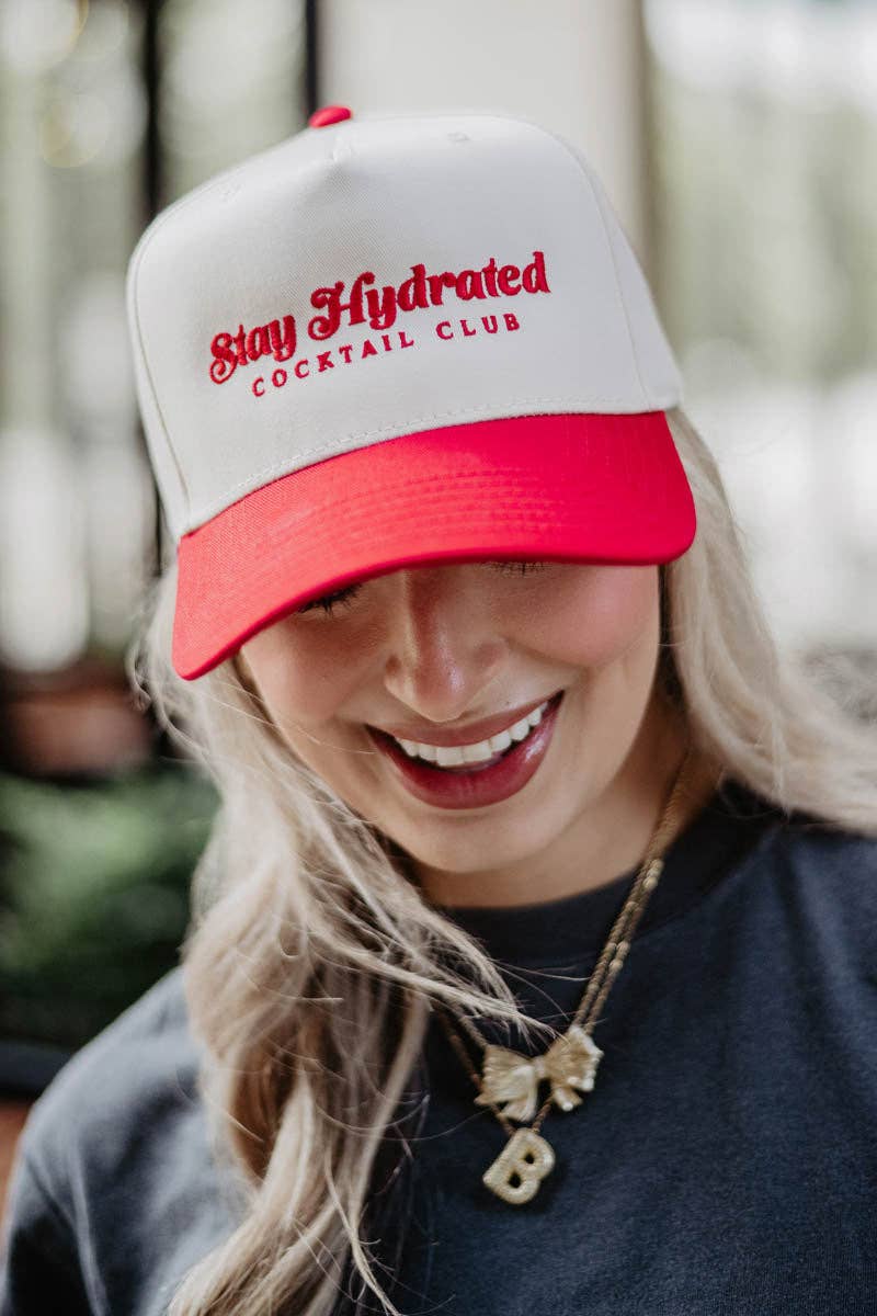 Stay Hydrated Cocktail Club Vintage Hat