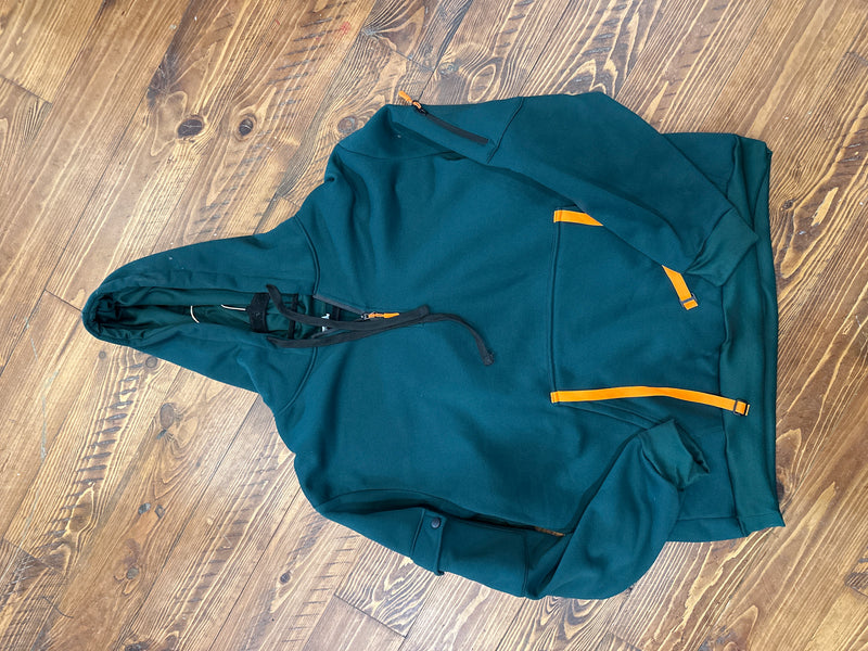 Green & Orange Hoodie