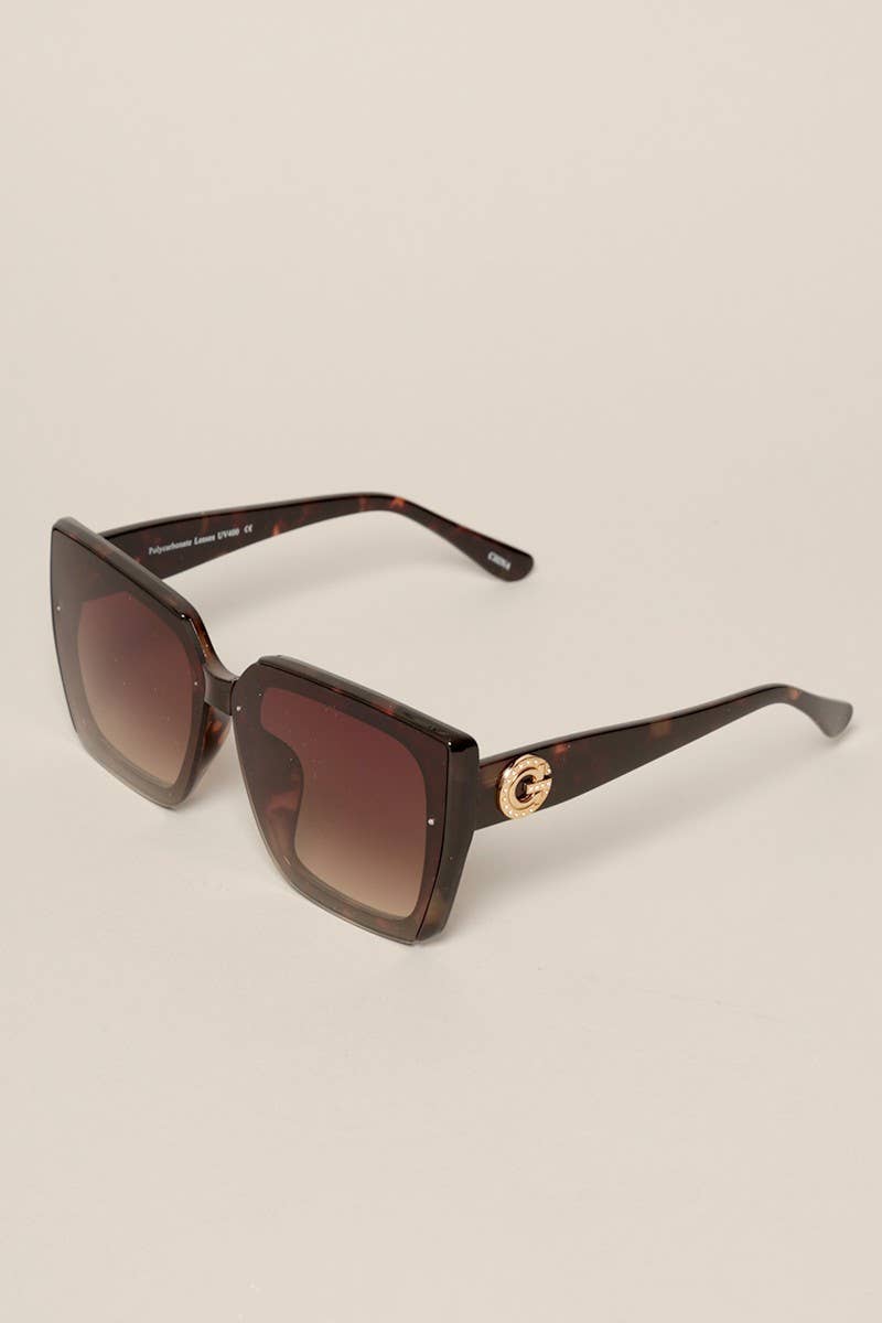 Tinted Lenses Square Sunglasses