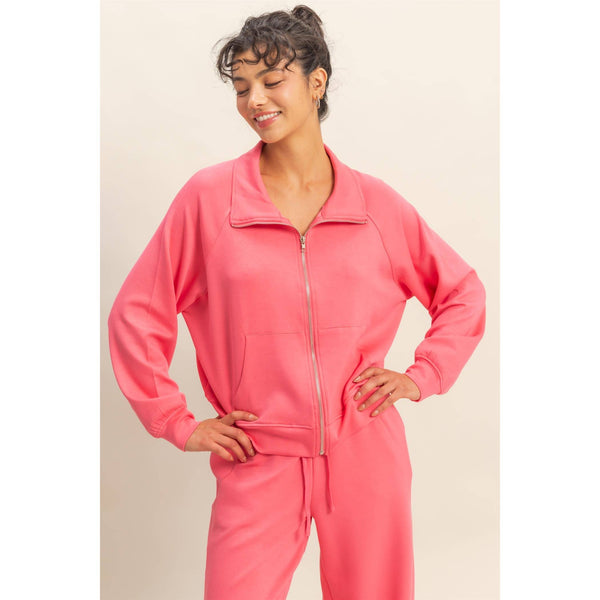 Bethany Full Zip Scuba Jacket