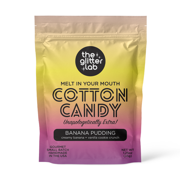 Banana Pudding Gourmet Cotton Candy - Small Batch Treats