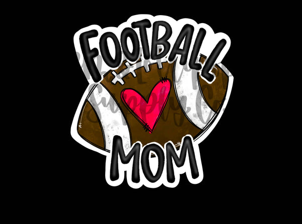 Football Mom Sticker