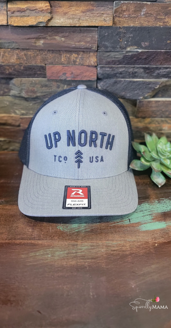 Up North Hat- Gray/Navy