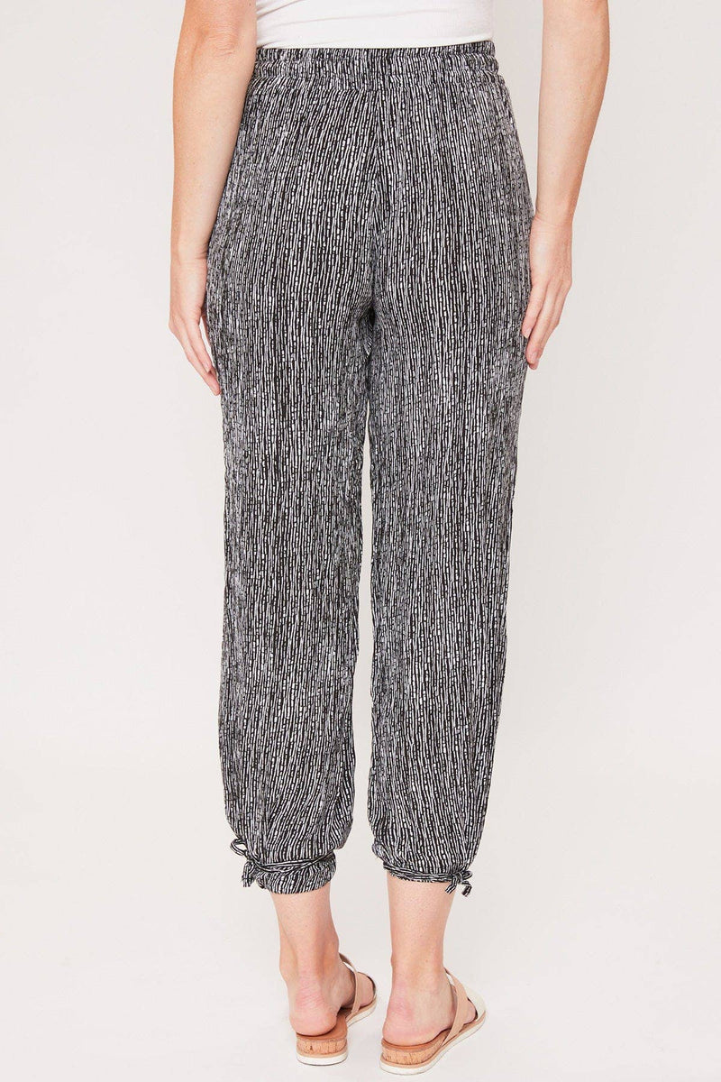 Missy Elastic Waist Drawstring Pant