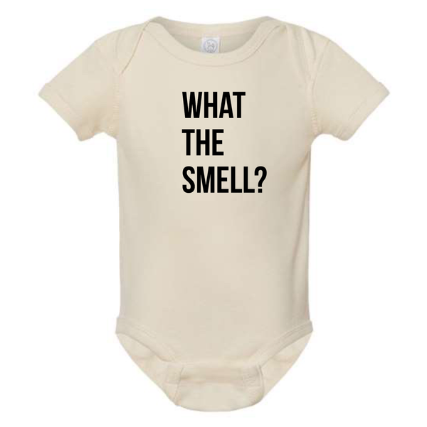 What The Smell Onesie- Black