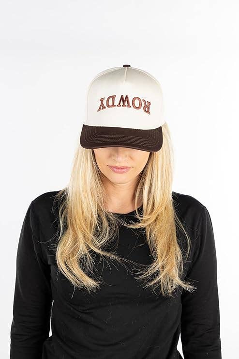 Rowdy (Upside Down) Hat - Beige/Brown