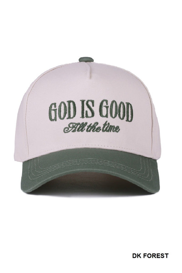 God Is Good All The Time Hat- Multiple