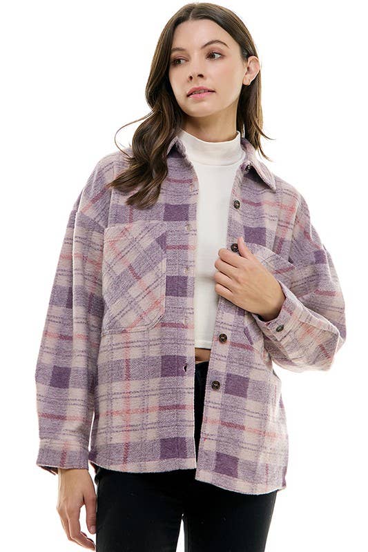 Lilliana Plaid Jacket