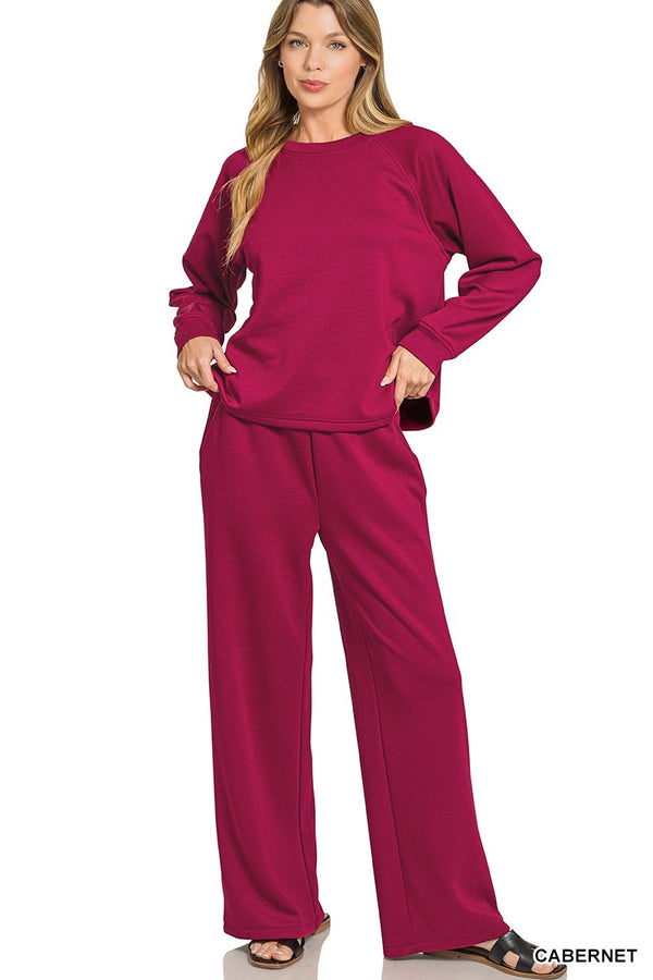 Scuba Crew & Wide Leg Set