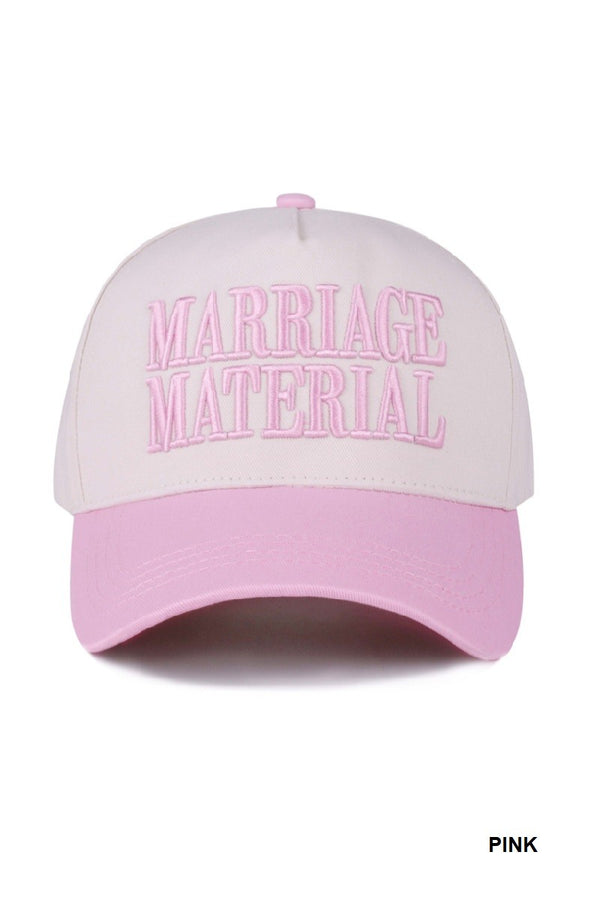Marriage Material Trucker Hat- Multiple