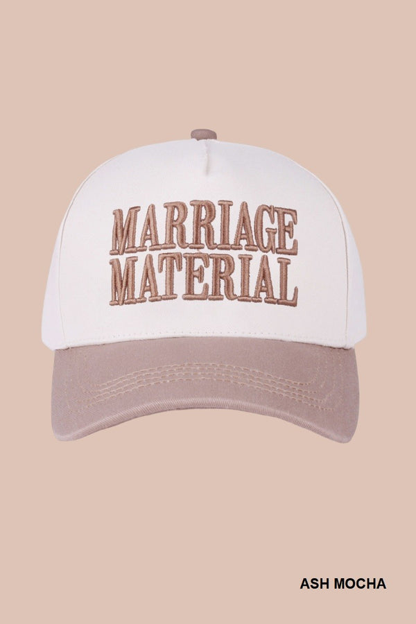 Marriage Material Trucker Hat- Multiple