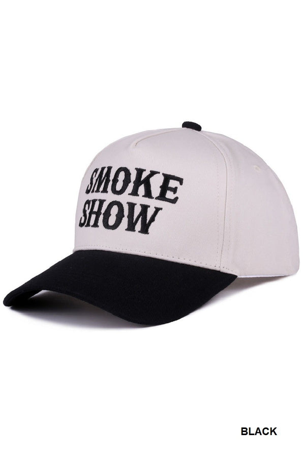 Smoke Show Embroidered Trucker Hat- Multiple