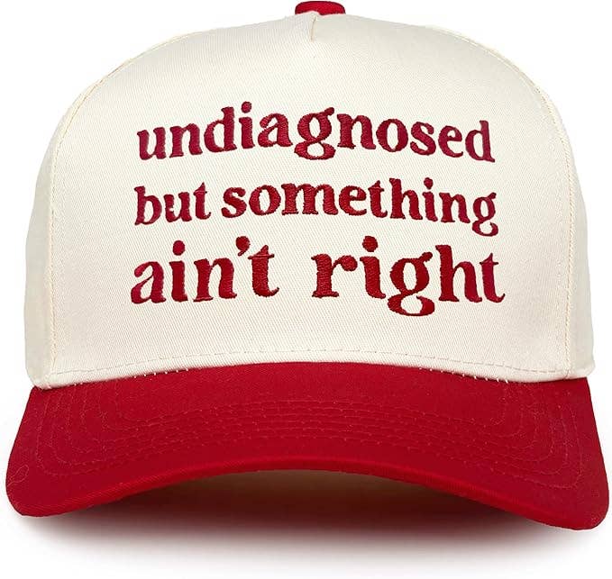 Undiagnosed But Something Ain't Right Red/Beige