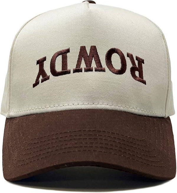 Rowdy (Upside Down) Hat - Beige/Brown