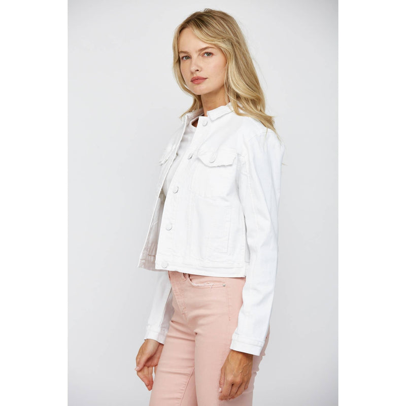 Mica White Denim Jacket