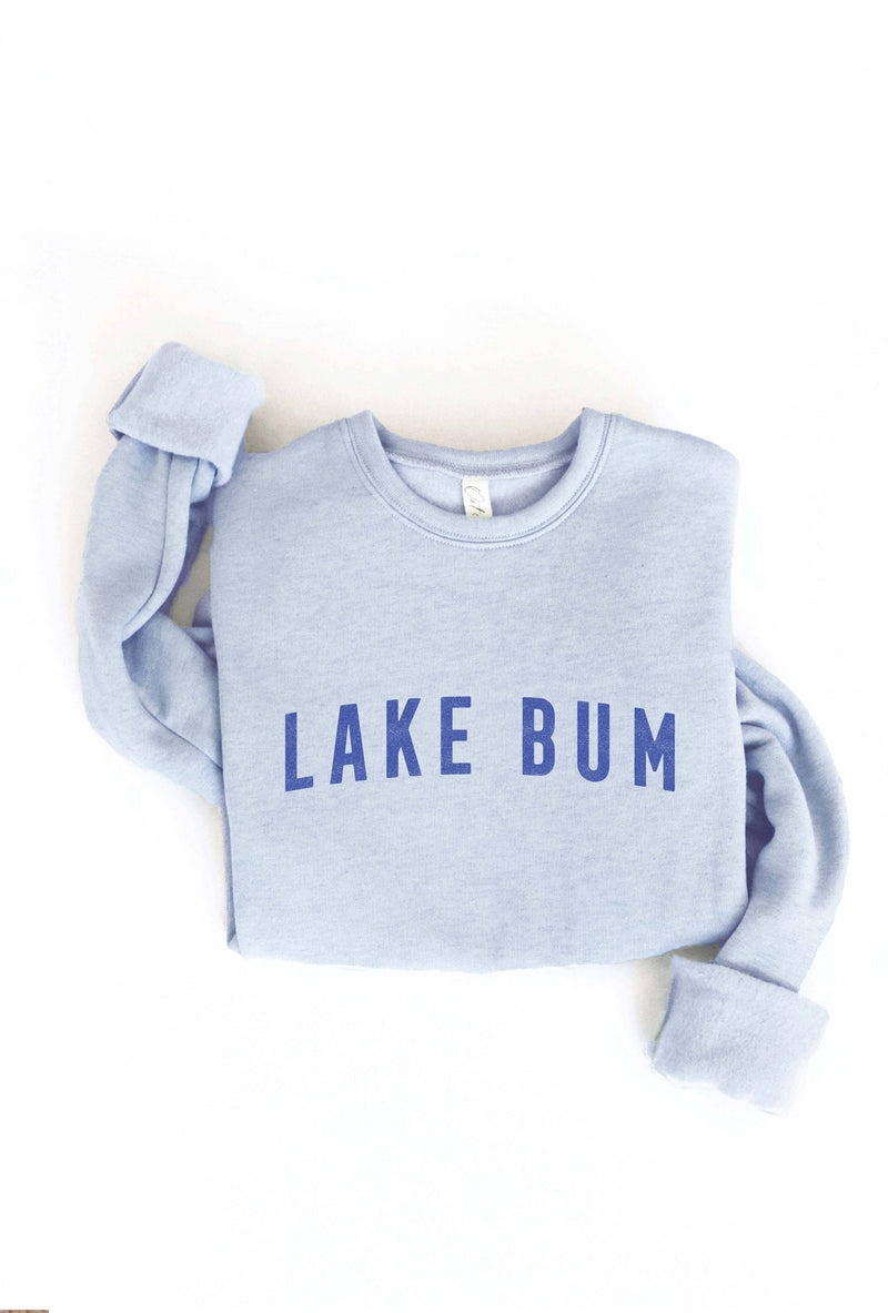 LAKE BUM Graphic Sweatshirt-Dusty Sage