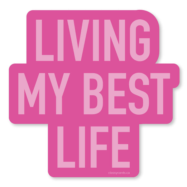 Best Life Vinyl Sticker