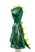 Dragon Toddler Cape - Green Metallic